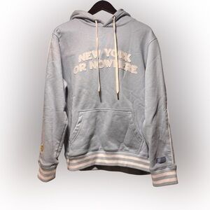 New York Or Nowhere Hoodie Sweatshirt Adult Large Sky Blue Signature NYON Logo
